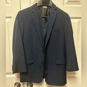 Calvin Klein Boys 3 piece Navy Suit